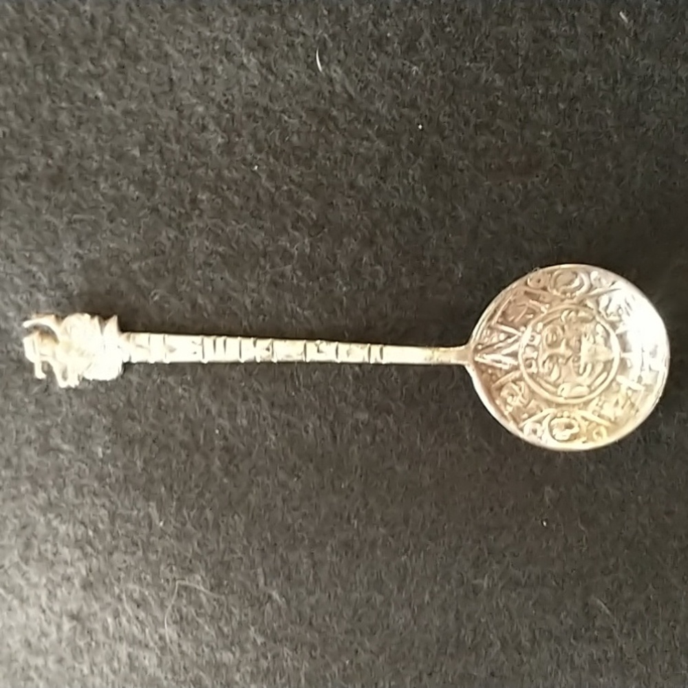 Vintage sterling souvenir spoon from Mexico